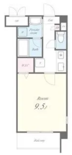 シェリールソル【3階】の間取り