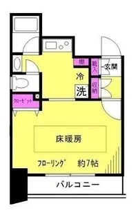 ヴェルステージ蒲田【10階】の間取り