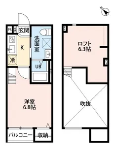 シーニュ金岡【1階】の間取り