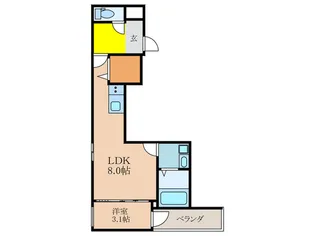 MOVE吹田【2階】の間取り