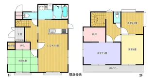 広島県東広島市黒瀬楢原東2【一戸建】の間取り
