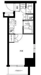 スカイコート武蔵小杉壱番館【6階】の間取り
