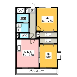 和郷【3階】の間取り