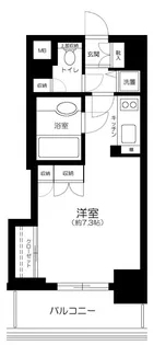 アルカーデンタワー入谷【5階】の間取り