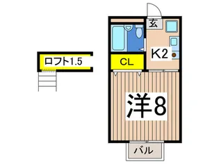 ア-バンハウス【1階】の間取り