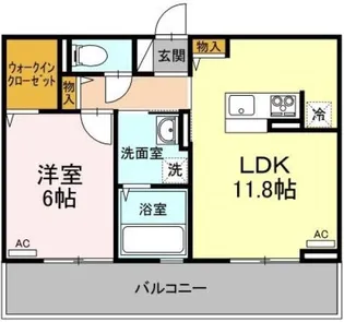 セレーノ南田宮【3階】の間取り