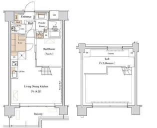 東京都大田区仲池上1【マンション】の間取り
