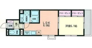 ISIS 東向島【2階】の間取り