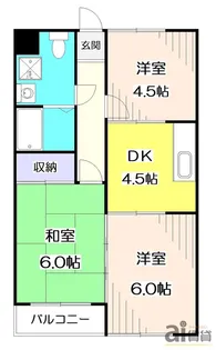 サンモールマンション【3階】の間取り