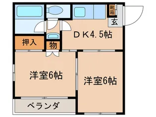 萩ビル【4階】の間取り