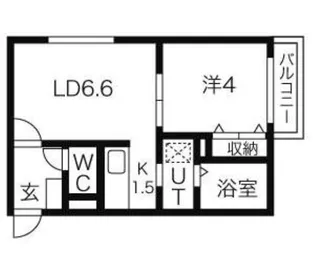 フルハート【3階】の間取り