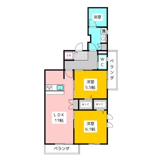 ルミエールレジデンス善福寺【2階】の間取り