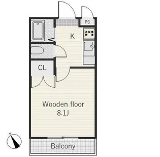 山の脇 鏡山I【2階】の間取り