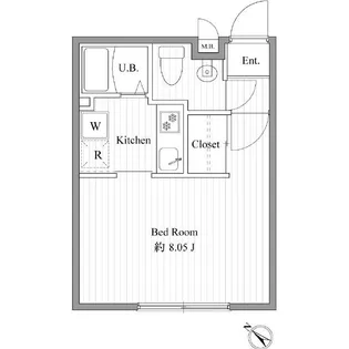 東京都新宿区西新宿3【マンション】の間取り