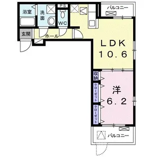 アイヴィ・ヒルズII【2階】の間取り