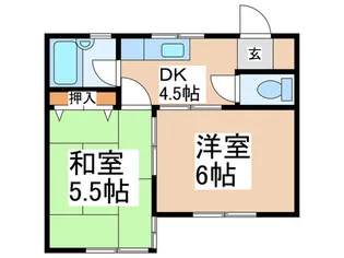 第3ファミリーハイツ【1階】の間取り