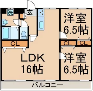 ニューライフマンション八王子【3階】の間取り