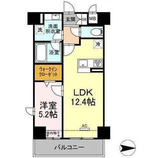 セブンリリー矢巾【5階】の間取り