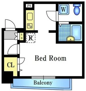 ソアブール千駄木駅前【2階】の間取り