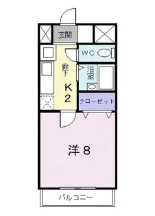 ありの実II【1階】の間取り
