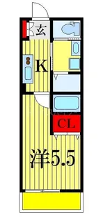 M.house ルビー【1階】の間取り