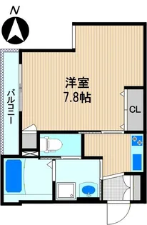 VIE ORNER川崎【1階】の間取り
