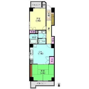 カーサヴィエント【3階】の間取り