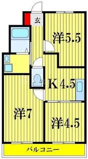 タケイマンション【3階】の間取り