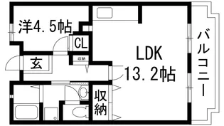 アルビス寺本7号棟【2階】の間取り