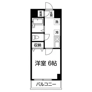 ベルバージェあざみ【2階】の間取り