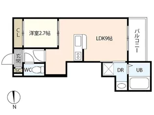 REGALEST-S 宇品御幸【1階】の間取り