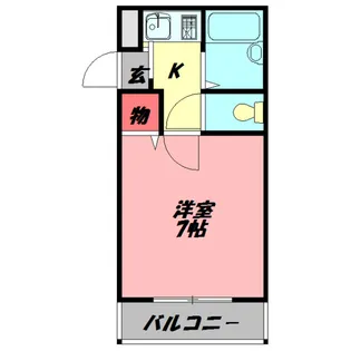 テネシーコート【2階】の間取り