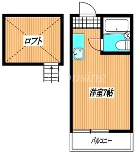コーポシングルエイト【1階】の間取り