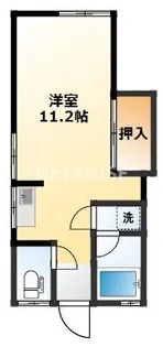 コーポアタゴ【2階】の間取り