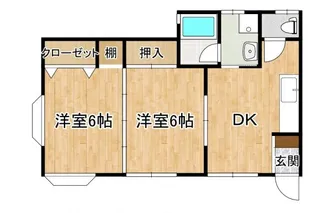 ドゥアー花園【1階】の間取り