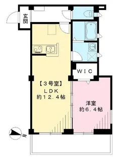 ビューノ芦花【4階】の間取り