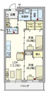 (シニア限定)藤沢陣屋小路レジデンス【1階】の間取り