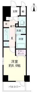 ライジングプレイス亀戸【9階】の間取り