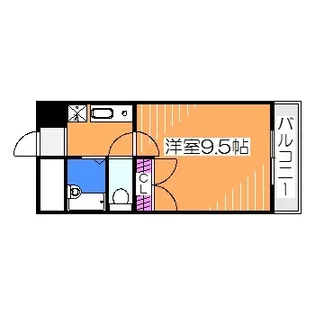 北長尾倶楽部【2階】の間取り