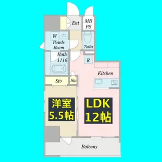 SD Court Kanayama【14階】の間取り