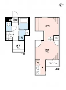 CB鳥栖ヴェールニル【2階】の間取り