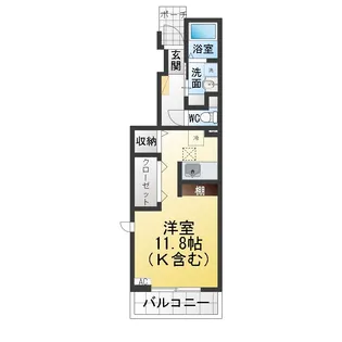 シャルマンキヨミ【1階】の間取り