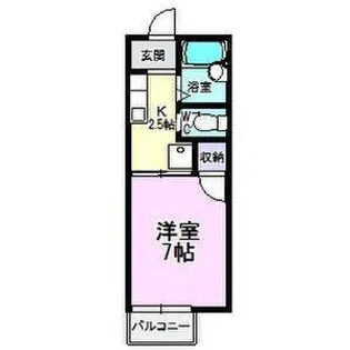 ドミール諸ノ木【1階】の間取り