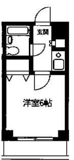 大久保ハイム【3階】の間取り
