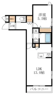 グランメゾン【2階】の間取り