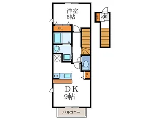 ポルト グランデ【2階】の間取り