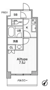 JMF Residence 町田【7階】の間取り