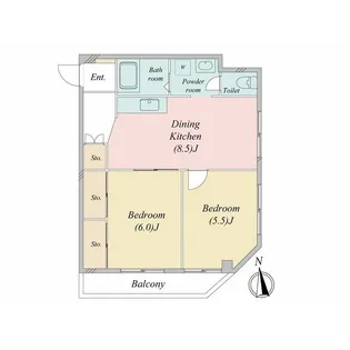 ドミール大貫【2階】の間取り