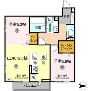 サンドルフ高須II番館【2階】の間取り
