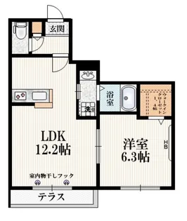 Silk Residence N【1階】の間取り